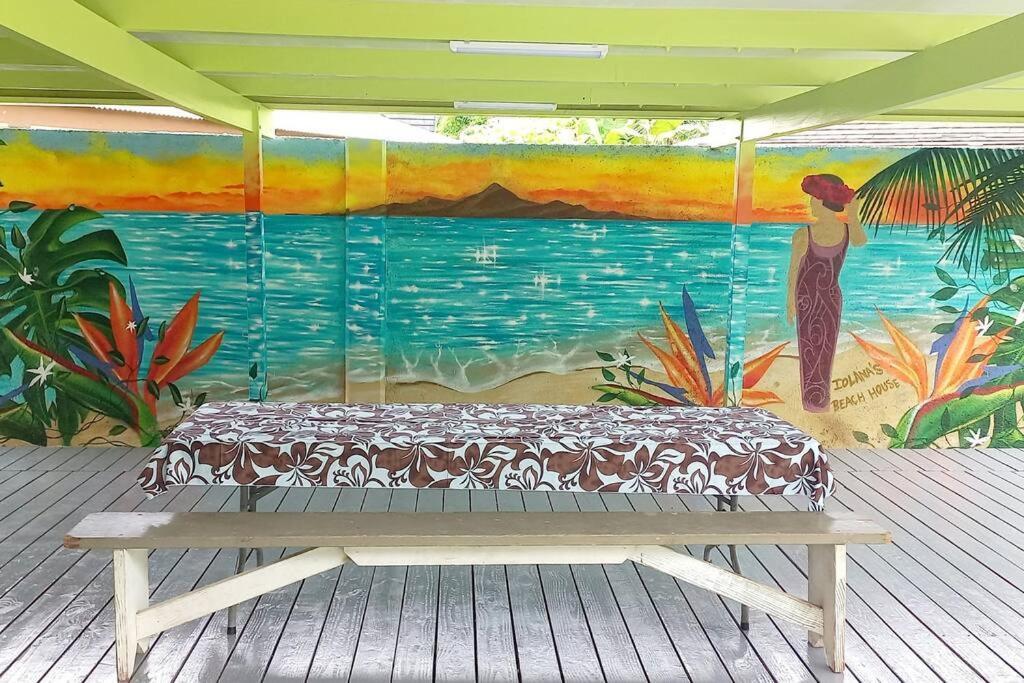 Iolana'S Beach House - Beautiful Home Punaauia (Tahiti) Exterior foto